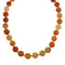Native American Navajo Agate Bead Sterling Silver Necklace JX124554